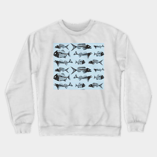 Fishes Crewneck Sweatshirt by ilhnklv